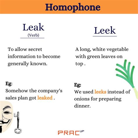 leak or leek|Leak vs. Leek Homophones Spelling & Definition